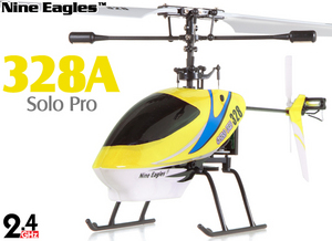 Вертолет Nine Eagles Solo PRO 328 2.4 GHz (Yellow RTF Version) (NE R/C 328A) NE30232824202003A Желтый