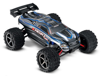 Автомобиль Traxxas E-Revo VXL Brushless 4WD 1:16 2.4Ghz (RTR Version) 7107 Silver