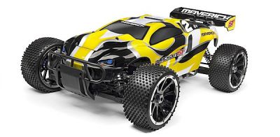 Автомобиль Maverick Blackout ST 1:5 Трагги 4WD 2.4GHz Бензин Жёлтый RTR