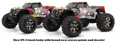 Автомобиль HPI Savage X 4.6 Nitro GT-3 4WD 1:8 2.4 GHz (Yellow/Pink RTR Version) 105644 (105645)