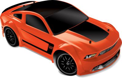 Автомобиль Traxxas Ford Mustang Boss 302 XL-2.5 4WD 1:16 EP (Orange RTR Version) 7303