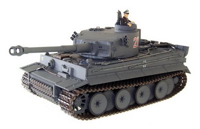 Танк VSTANK PRO German Tiger I EP 1:24 IR (Grey RTR Version) A02102871 серый