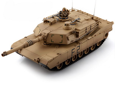 Танк VSTANK PRO US M1A2 Abrams 1:24 Airsoft (Desert RTR Version) A02105187 пустынный камуфляж