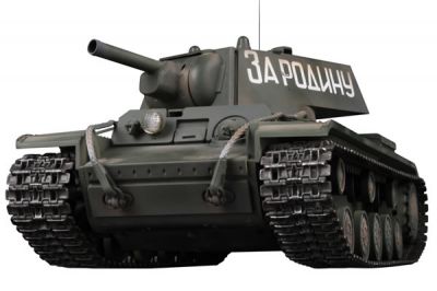 Танк VSTANK PRO Soviet Red Army KV-1 1:24 Airsoft (Khaki RTR version) A03102626 хаки