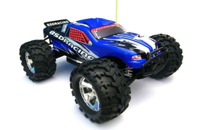 Автомобиль BSD Racing Nitro Monster Truck 4WD 1:8 2.4GHz (Blue RTR Version) BS801T Blue