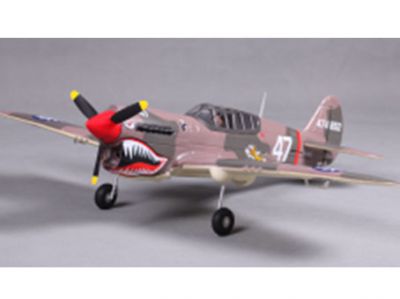 Самолет Mini Curtiss P-40 Warhawk 800мм 3X 2.4GHz RTF c 3-х осевым гироскопом