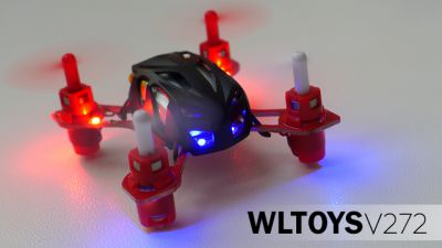 Квадрокоптер WLtoys V272 Velocity 2.4GHz RTF Красно-черный