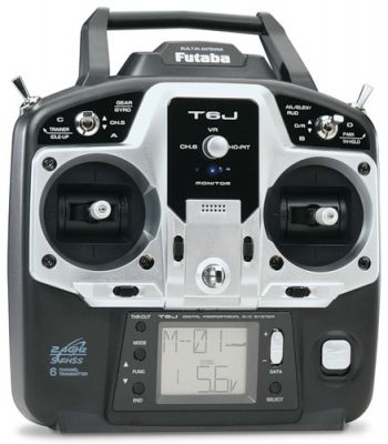 Комплект радиоаппаратуры Futaba T6J 2.4Ghz FHSS 6CH с приемником R2006GS (MODE2) FUTK6000