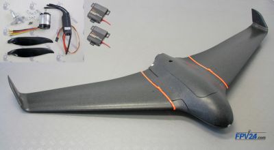 Летающее крыло Skywalker X8 FPV 2120мм ARF Черный