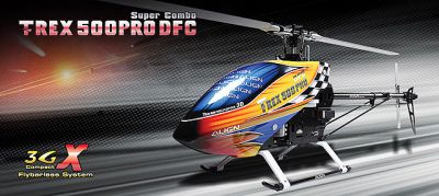 Вертолет Align T-REX 500 PRO DFC Super Combo 3D RC  (KIT Version) RH50E01XW (RH50E01XT)