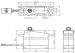 Сервопривод Savox цифровой 1,9-2,5 кг/см 4,8-6 В 0,09-0,07 сек/60° 26 г (SH-1357)