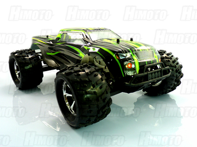 Автомобиль Himoto MegaE8MTLg - Монстр 1:8 Raider MegaE8MTL Brushless (Зелёный)